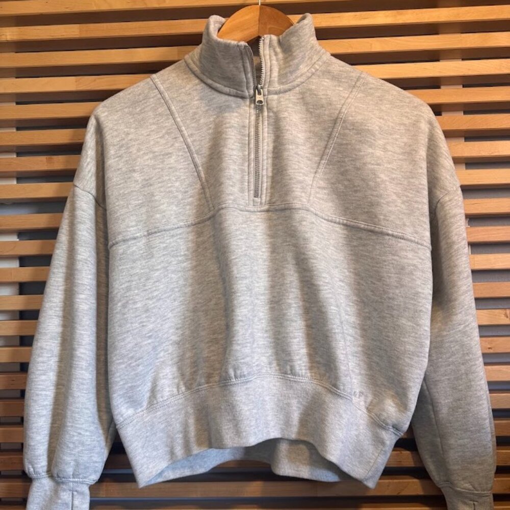 Abercrombie & Fitch Essential Half Zip Sweatshirt